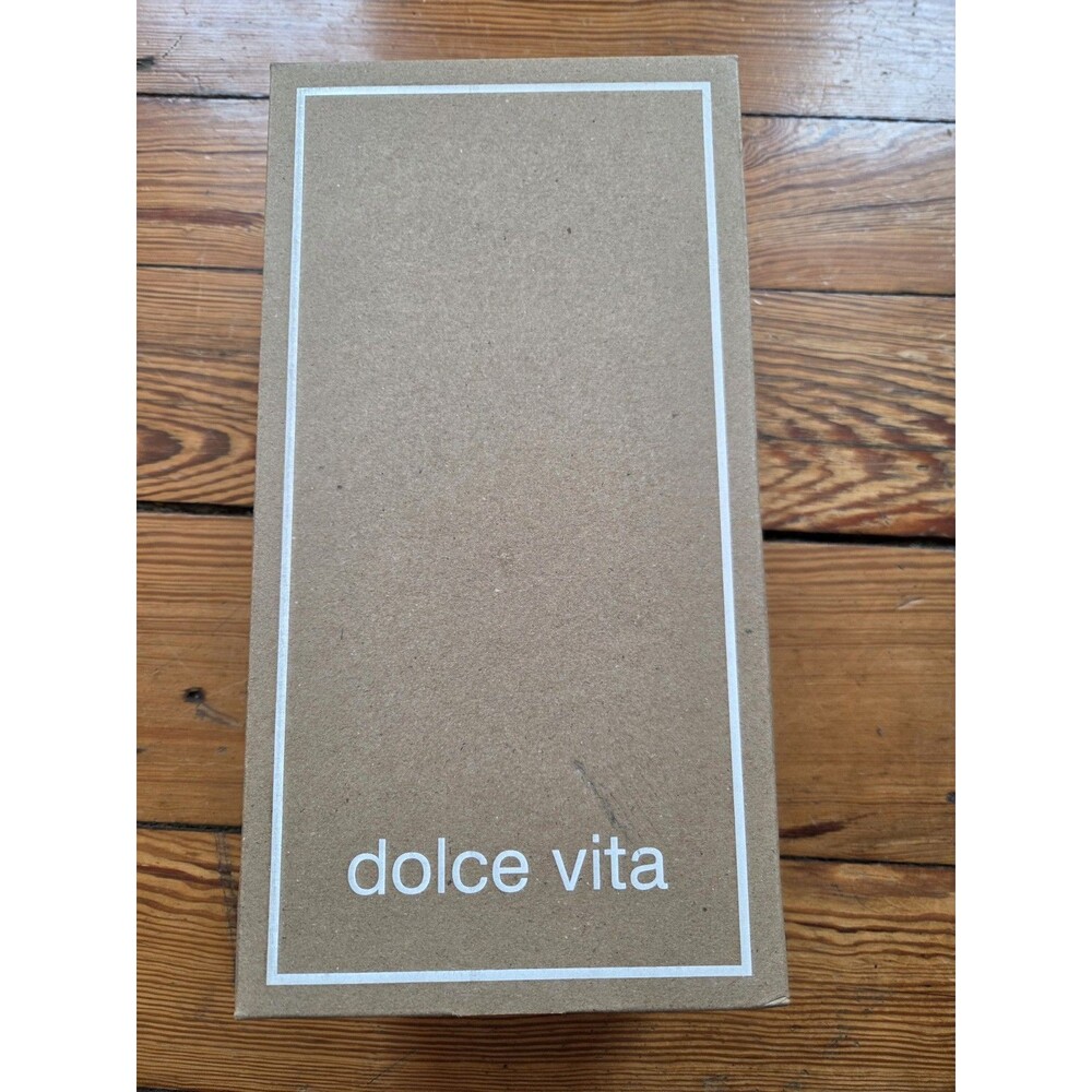 NIB Dolce Vita Leanna Leapard Clear Sandals Size 7.5 Square Toe Flat - Picture 7 of 7